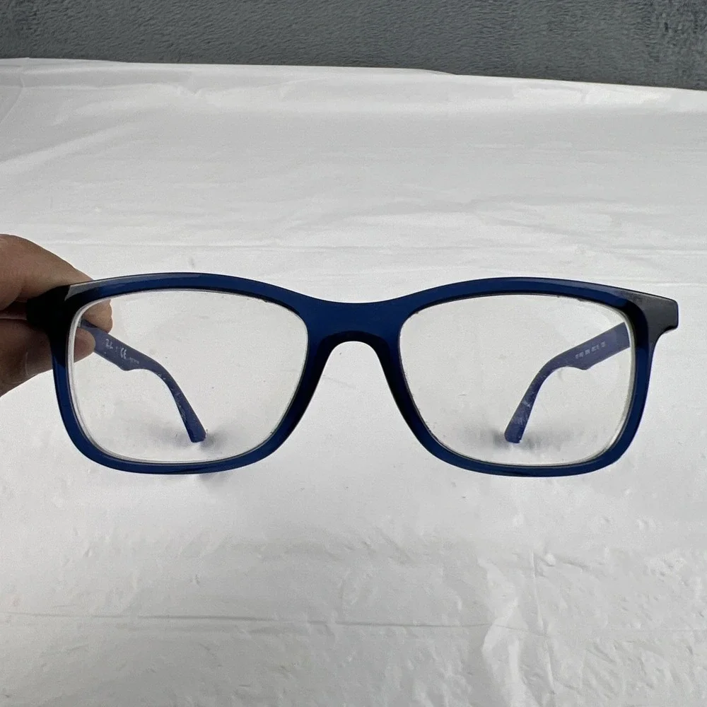 Ray-Ban RB 1562 3686 Blue Rectangular Eyeglasses Frames 48-16-125 Kids Junior